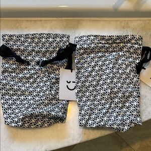 Nordstrom Geometric Black and White Gift or Makeup pouches